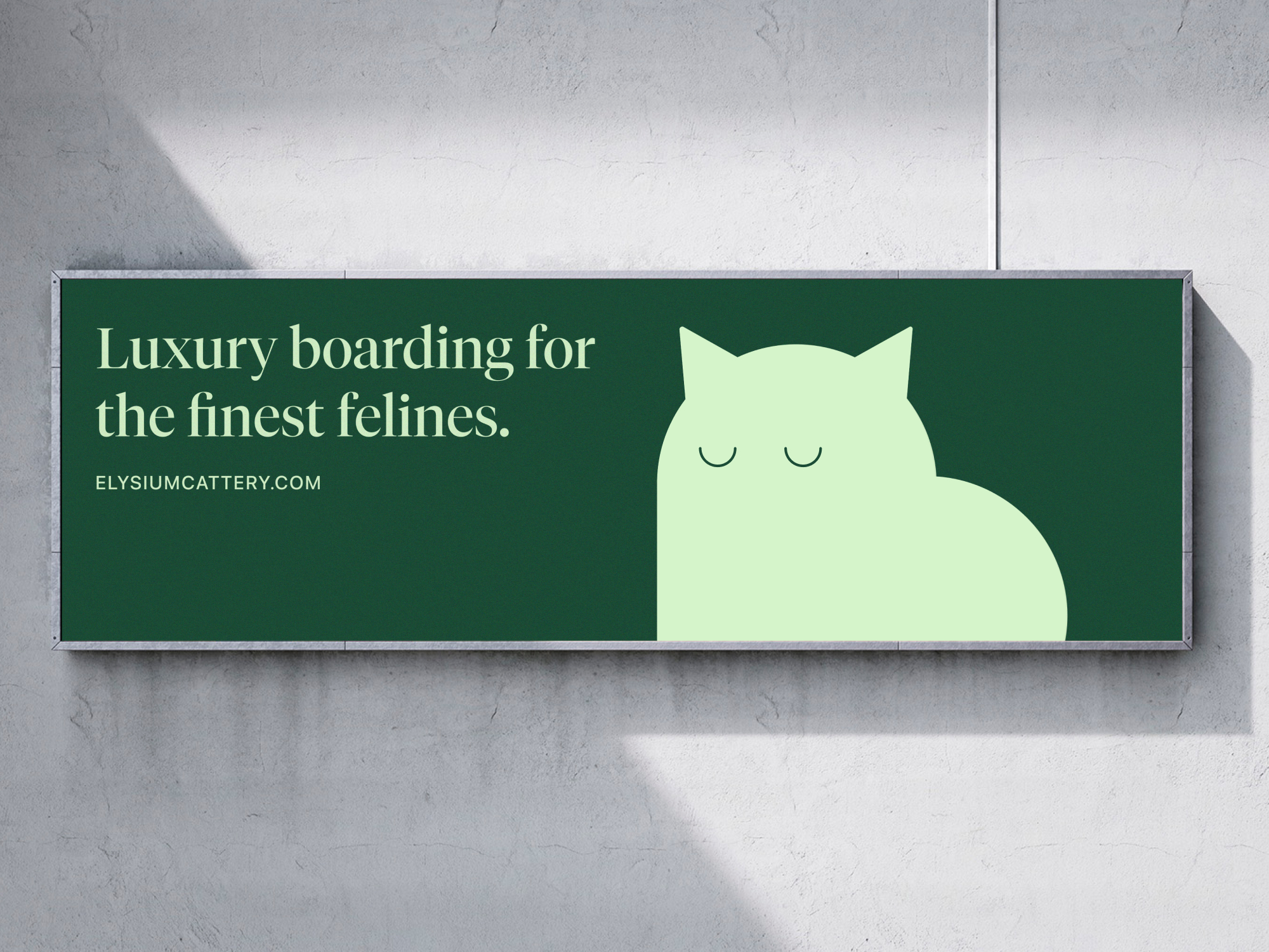 Elysium Cattery digital brand application