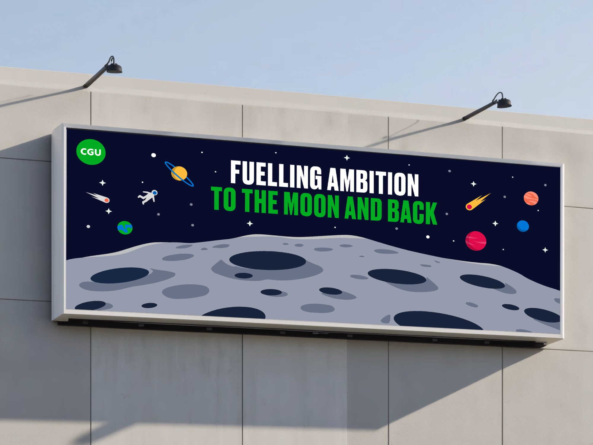 CGU Insurance campaign illustration