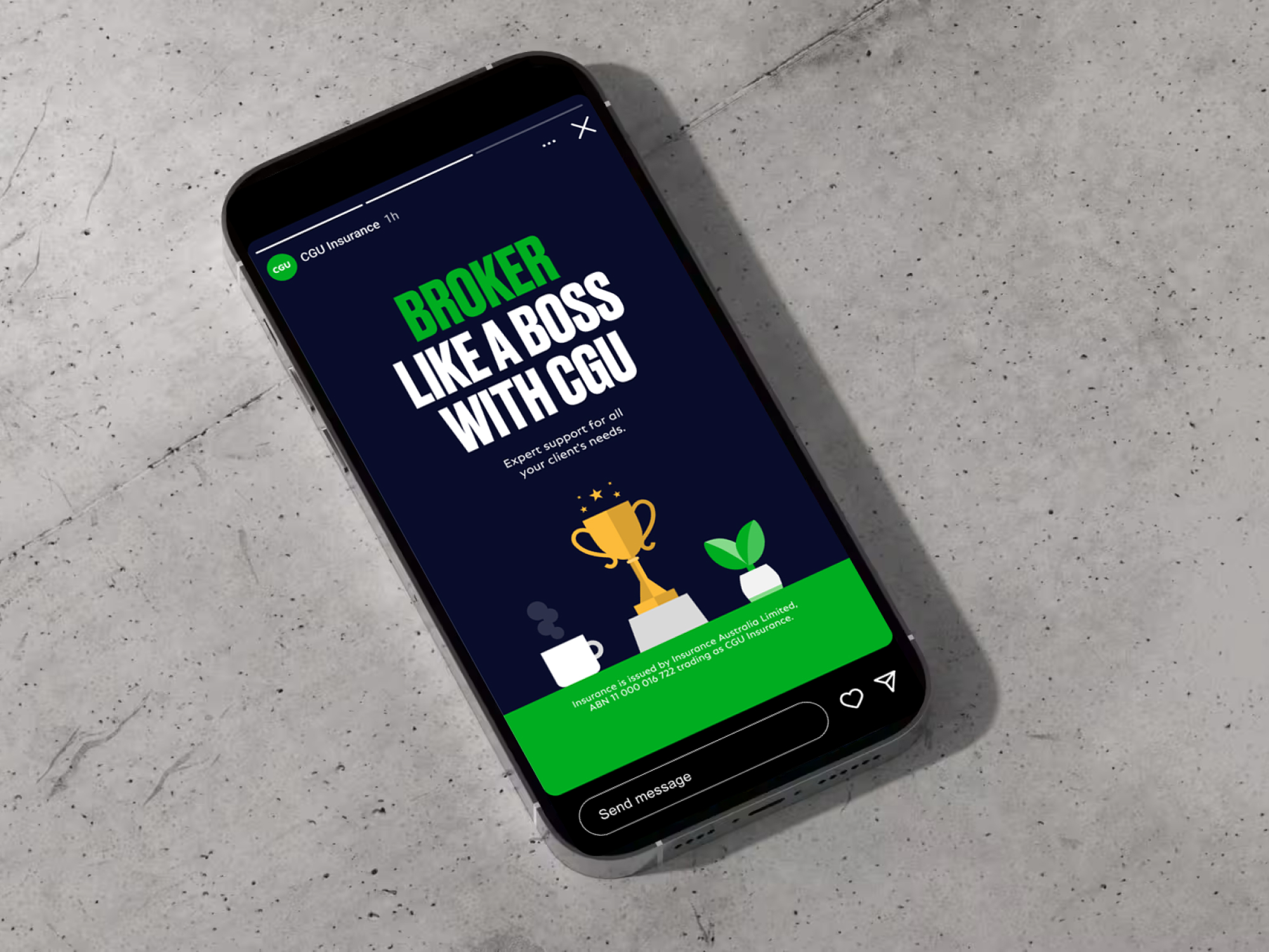 CGU Insurance social media campaign assets