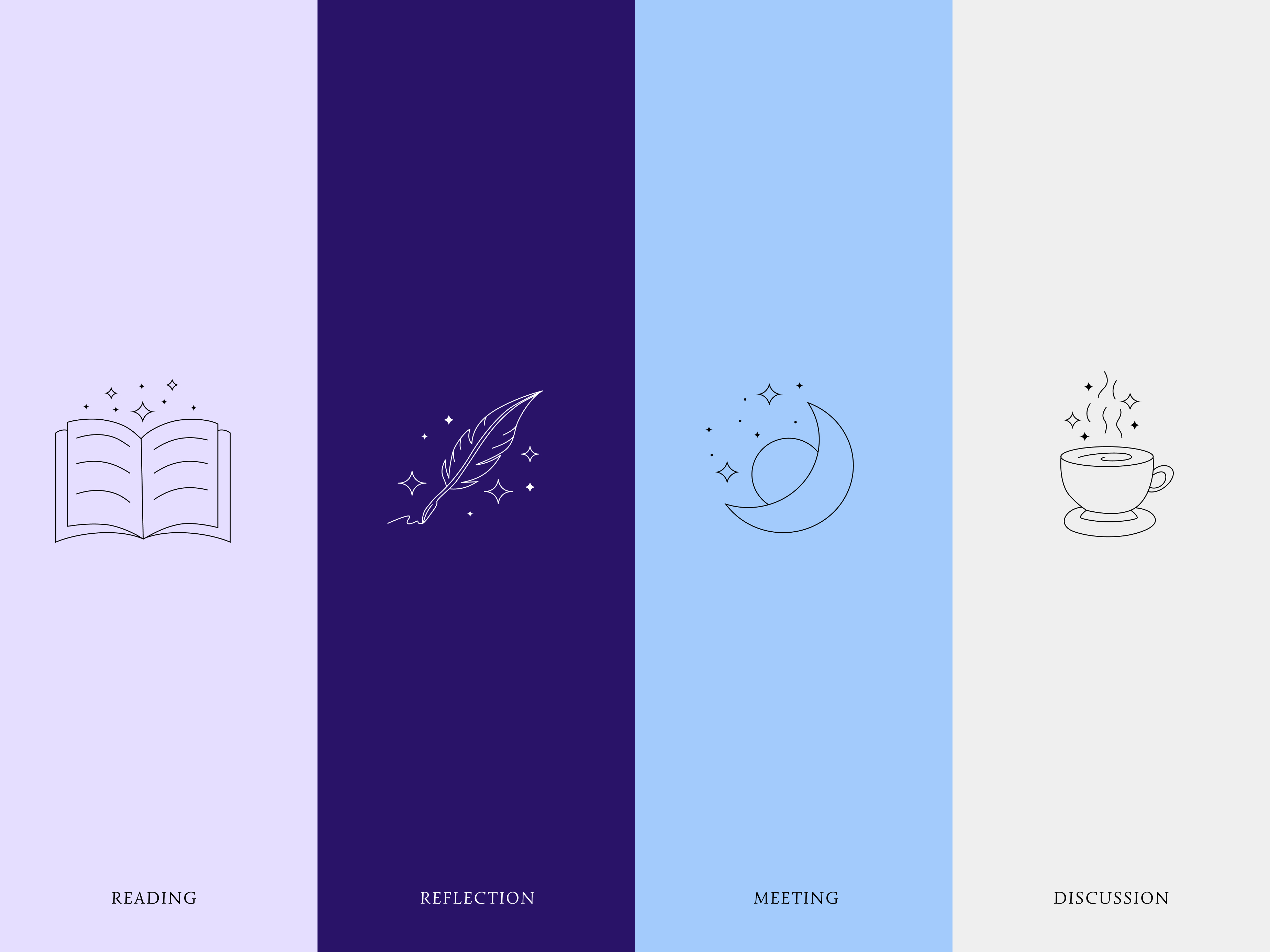 Literary Haze logo and typography system