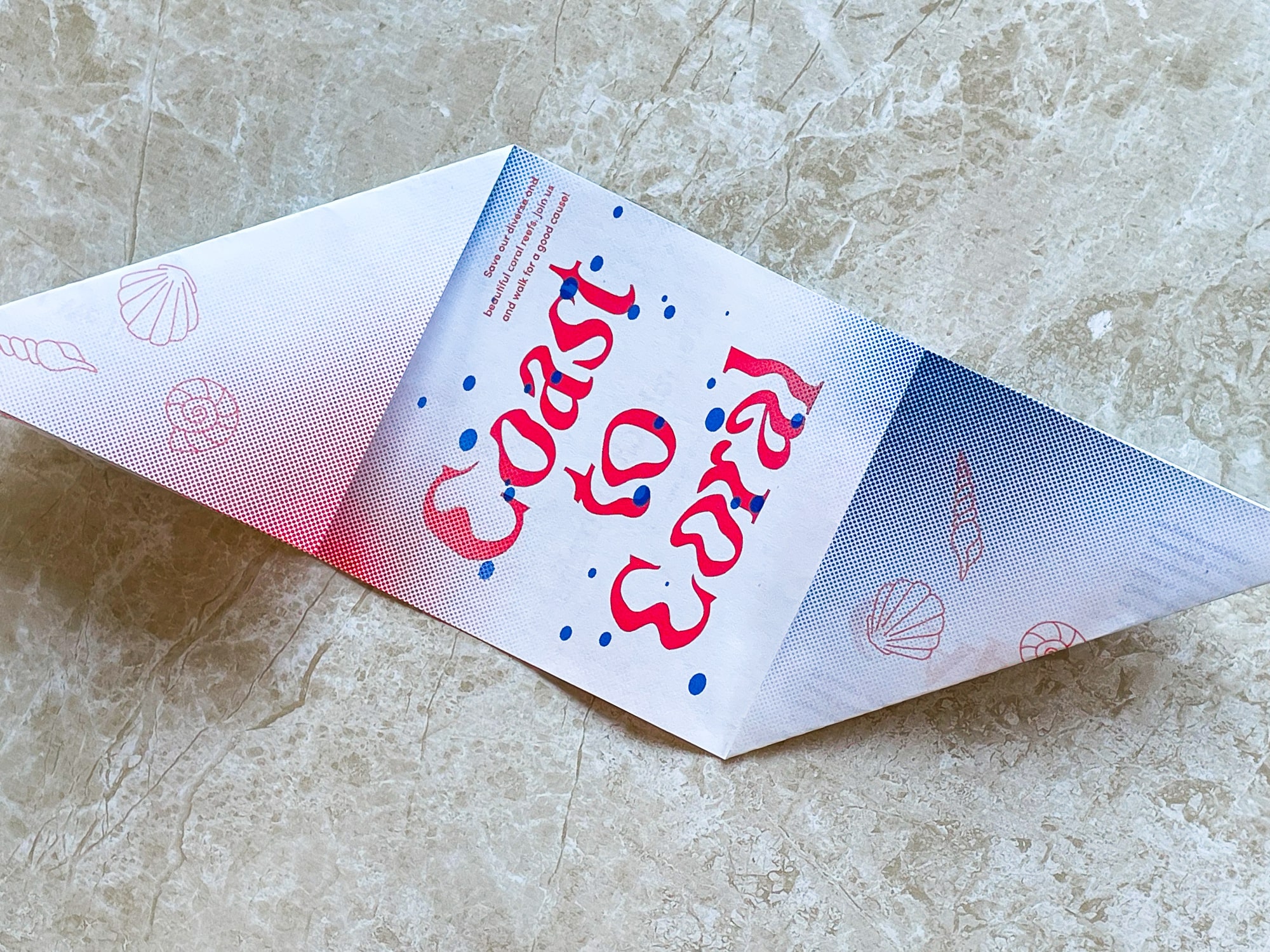 Reef Check event flyer print mockup