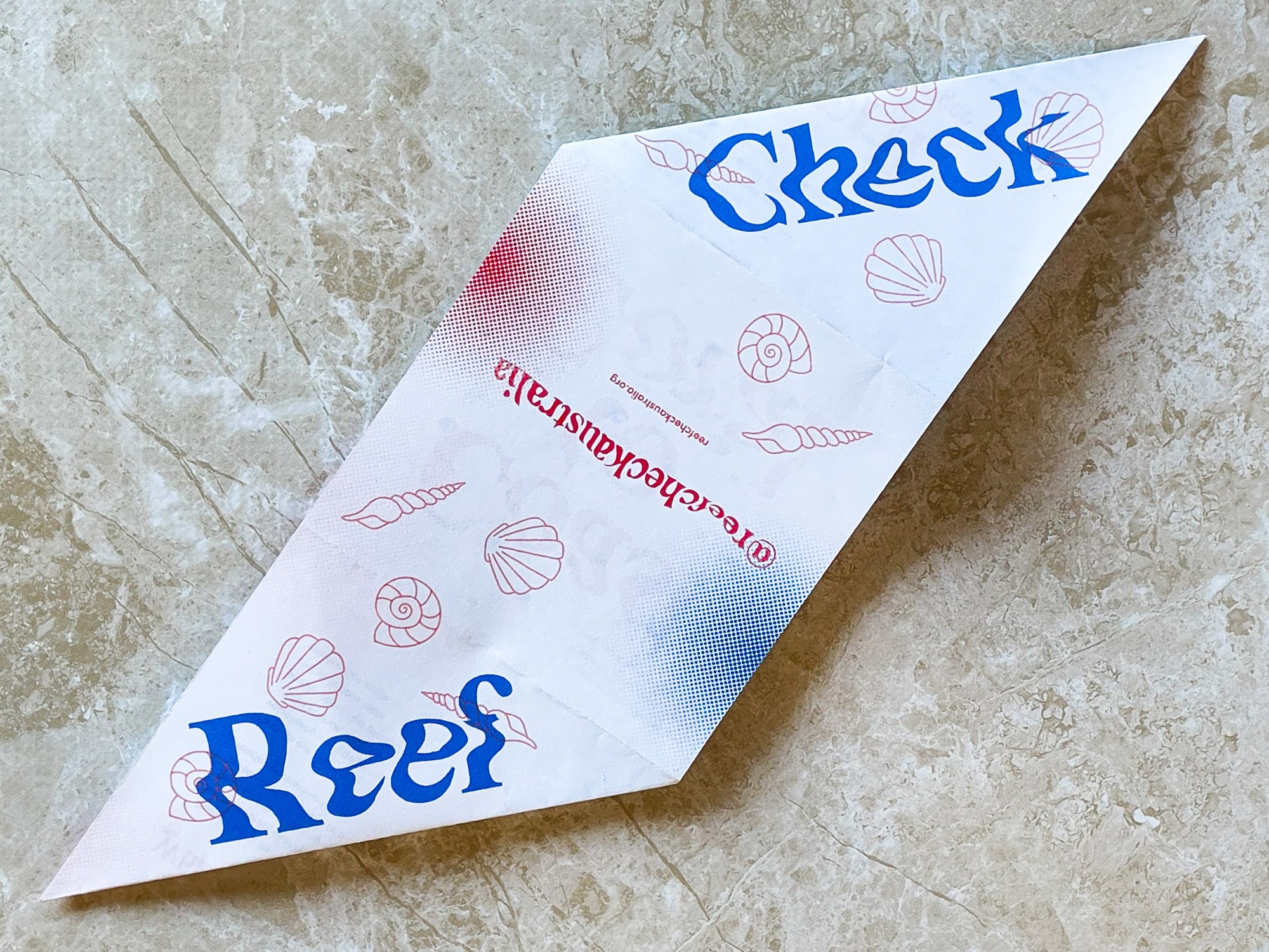 Reef Check flyer illustration detail