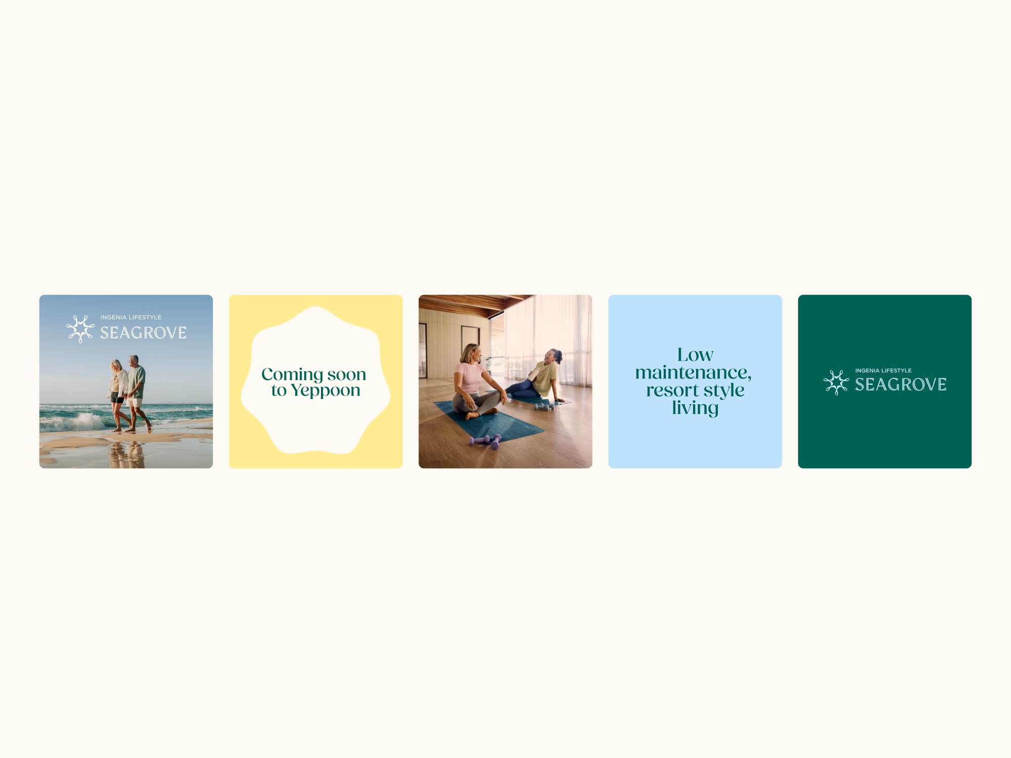 Ingenia Seagrove social media design